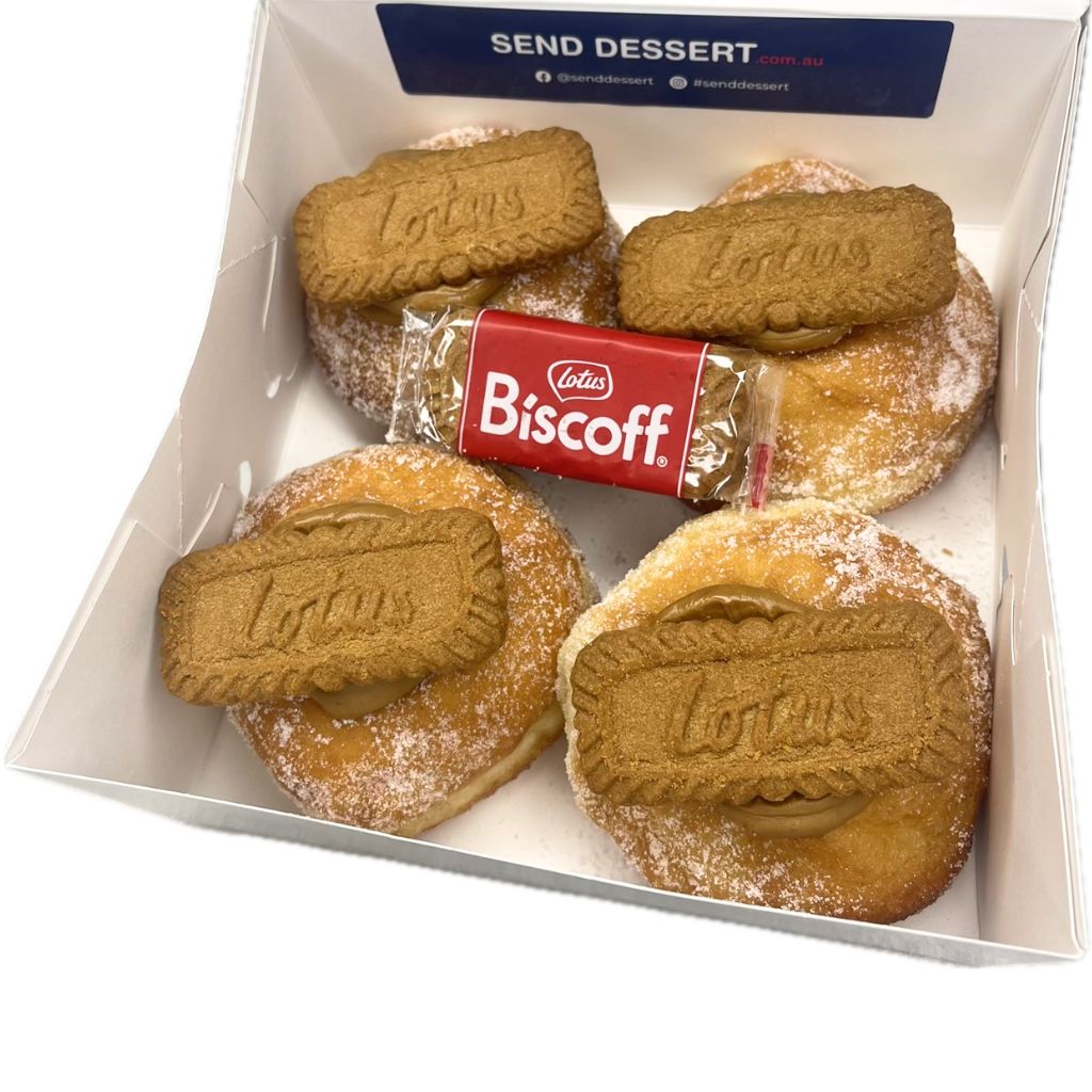 Biscoff Donuts 4 Pack