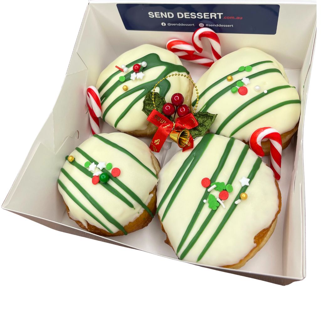 Christmas Donuts 4 Pack