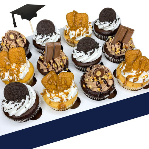 Graduation 12x Assorted Ooze Cupcakes