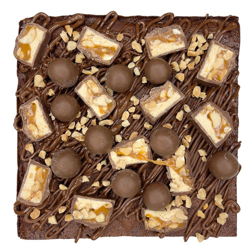 Snickers Brownie - Send Dessert Australia