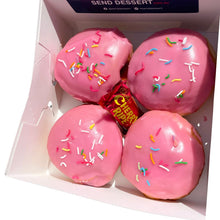 Load image into Gallery viewer, Strawberry Raspberry Donut 4 Pack
