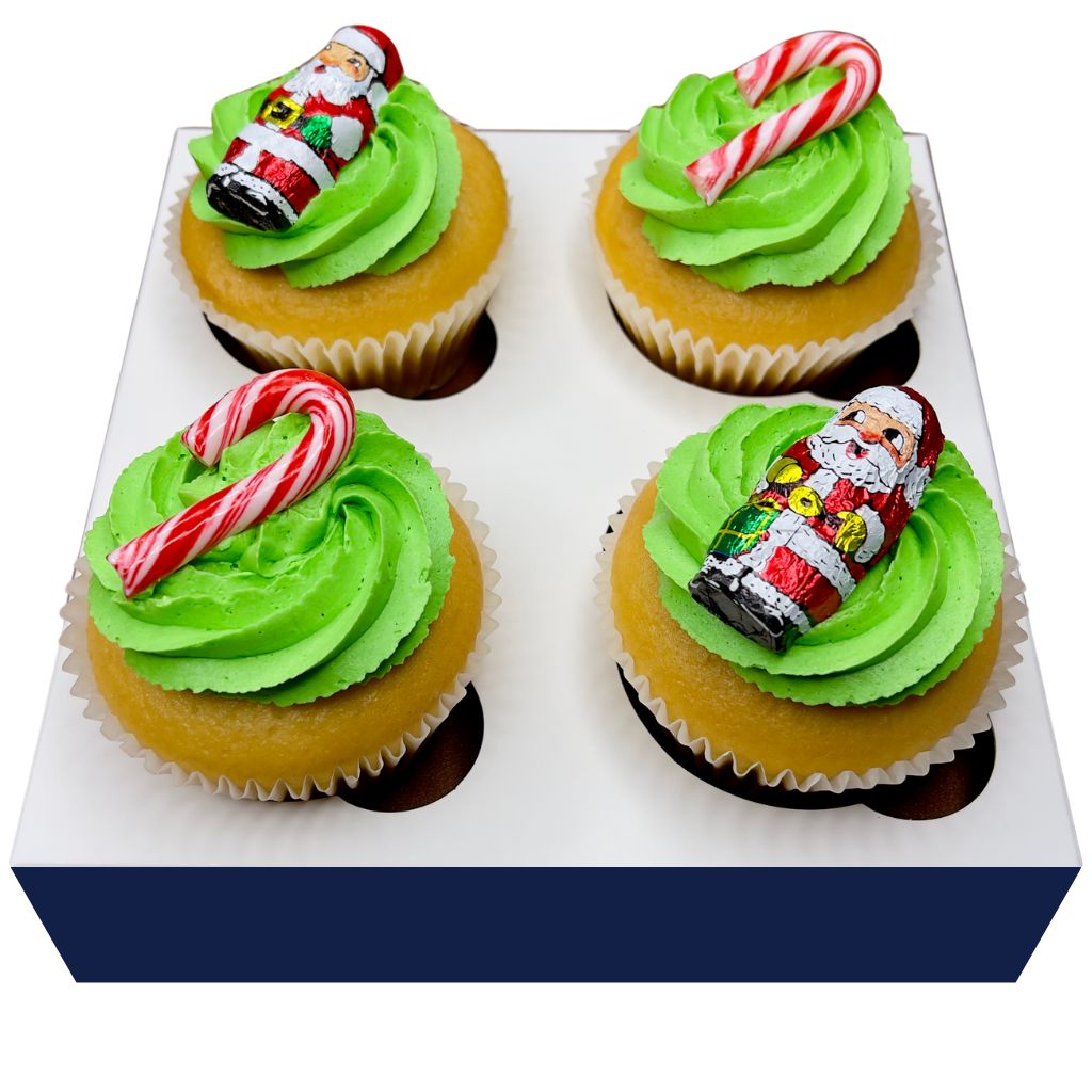 Christmas 4 Pack Cupcakes