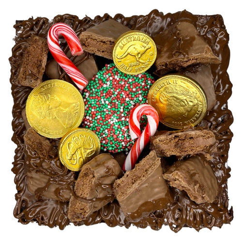 Xmas Tim Tam brownie